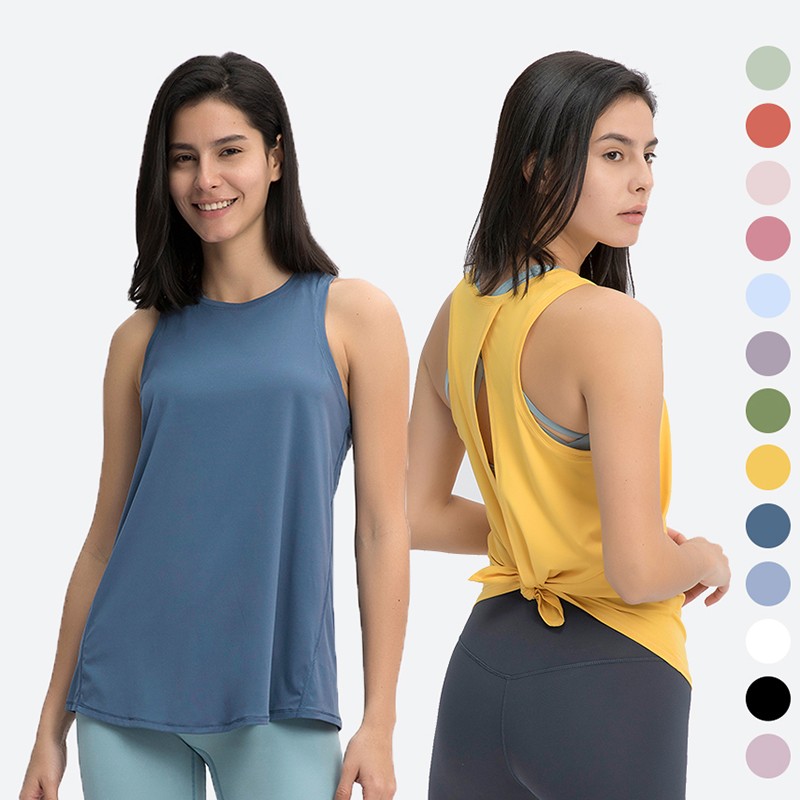 Ademende holle tanktop