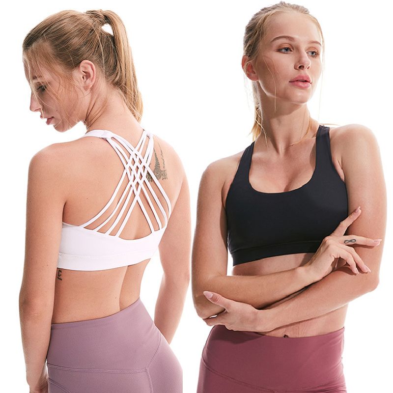 Yoga sportbeha met hoge ondersteuning