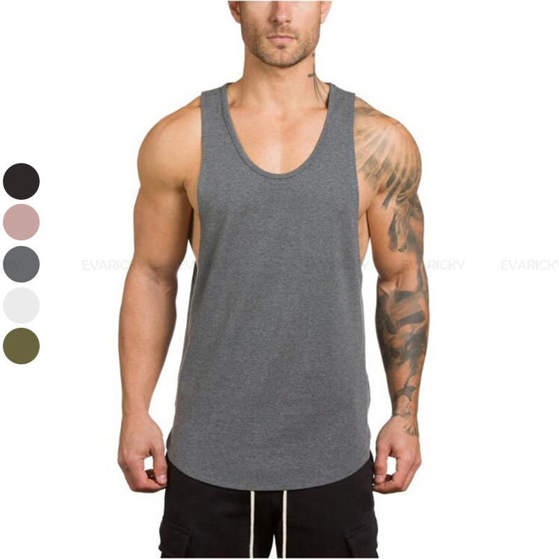 Effen kleur katoenen tanktops
